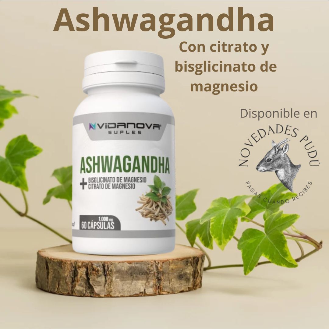 Ashwagandha + Magnesio 1000mg 60 CAPS