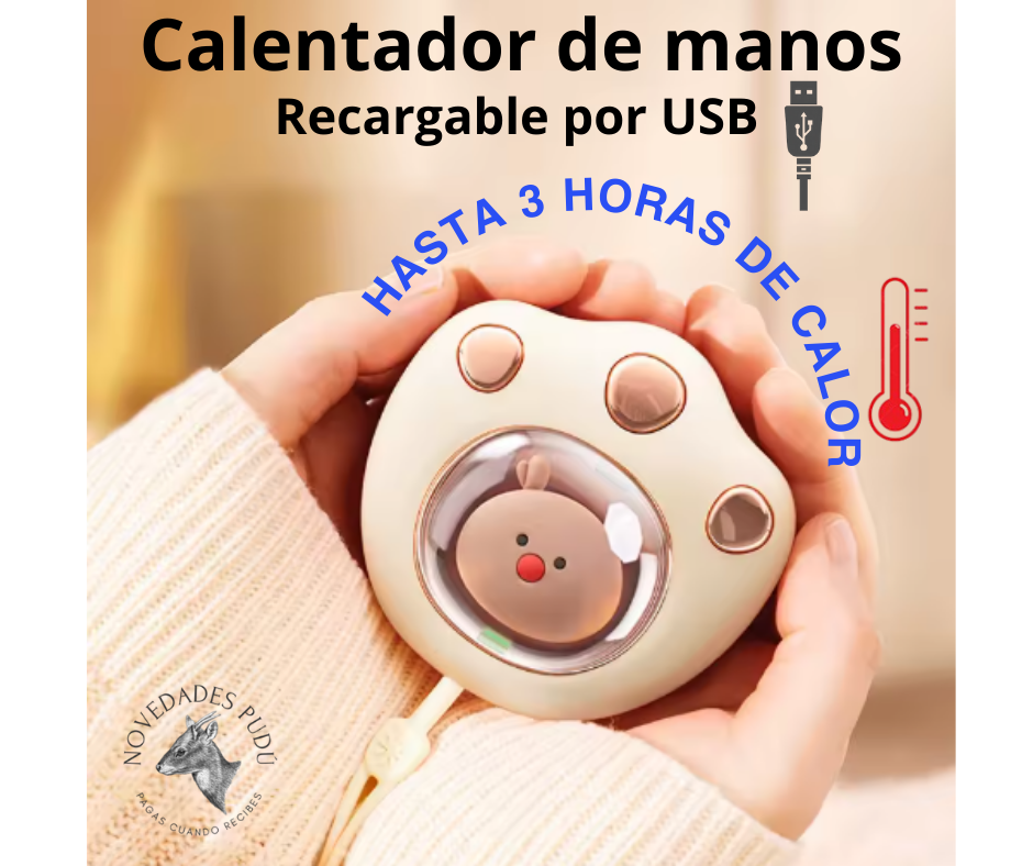 Calentador de manos recargable USB