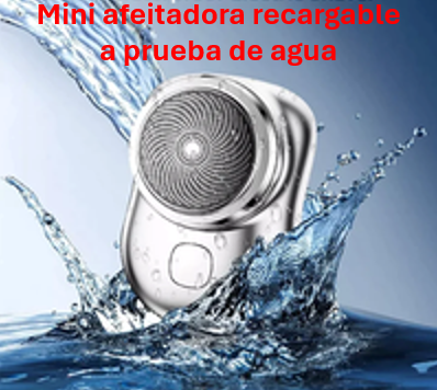 Mini afeitadora portátil recargable