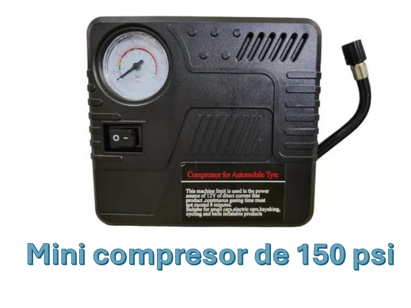 Kit de emergencia para automóvil con arrancador y compresor