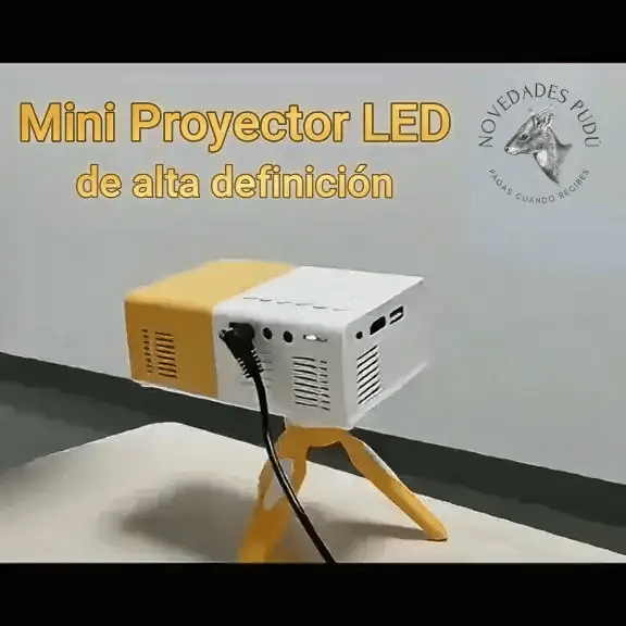 Mini proyector LED de alta resolución