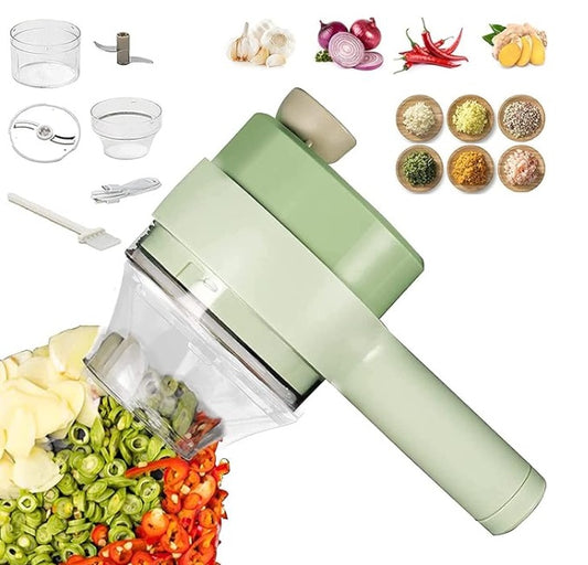 Picadora de vegetales y carnes portátil recargable por USB