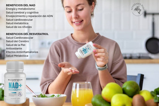 NAD+ RESVERATROL 500MG 60 CAPS ORIGINAL