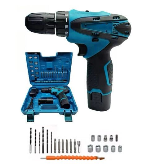 Kit Taladro, Hidrolavadora y Motosierra a Batería