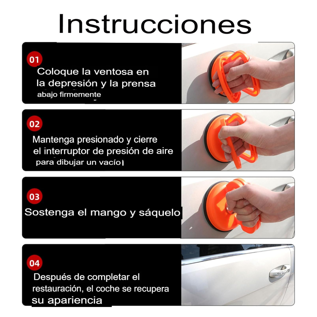 Ventosa para desabollar