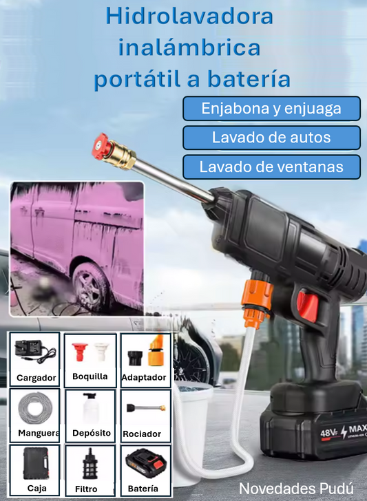 Hidro lavadora inalámbrica a bateria 48V