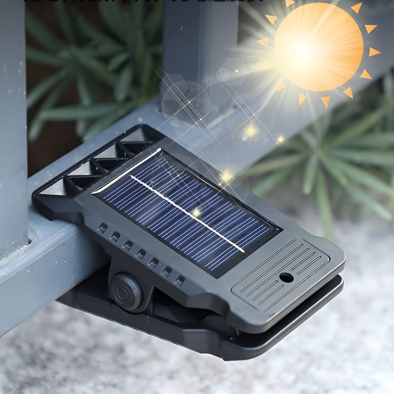 Lámpara solar con clip LumiClip