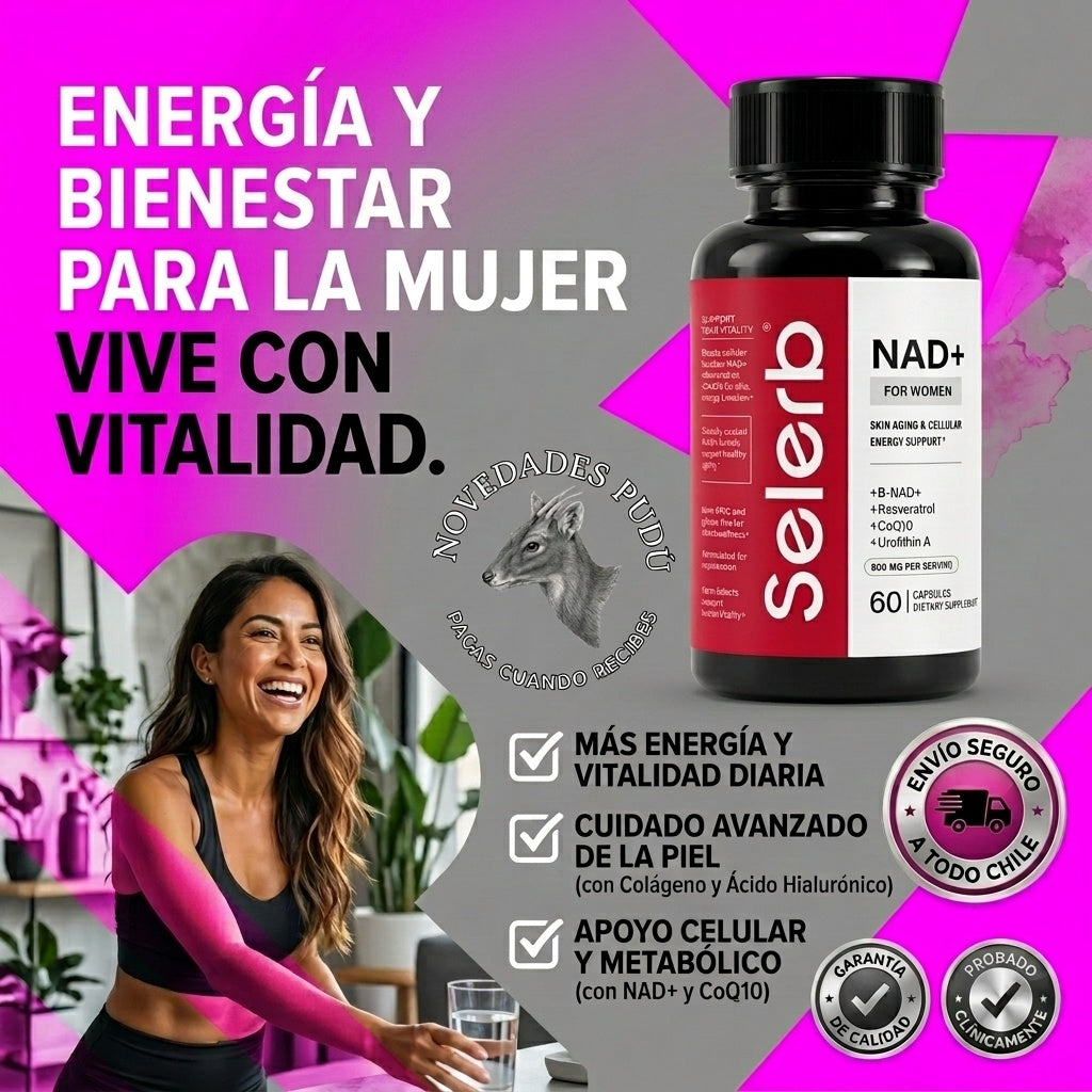 SELERB NAD+ FOR WOMAN 60 CAP