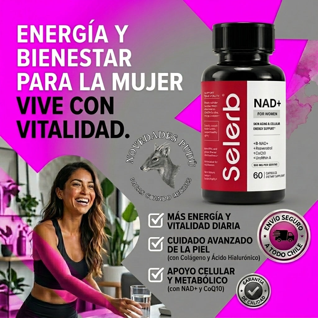 SELERB NAD+ FOR WOMAN 60 CAP