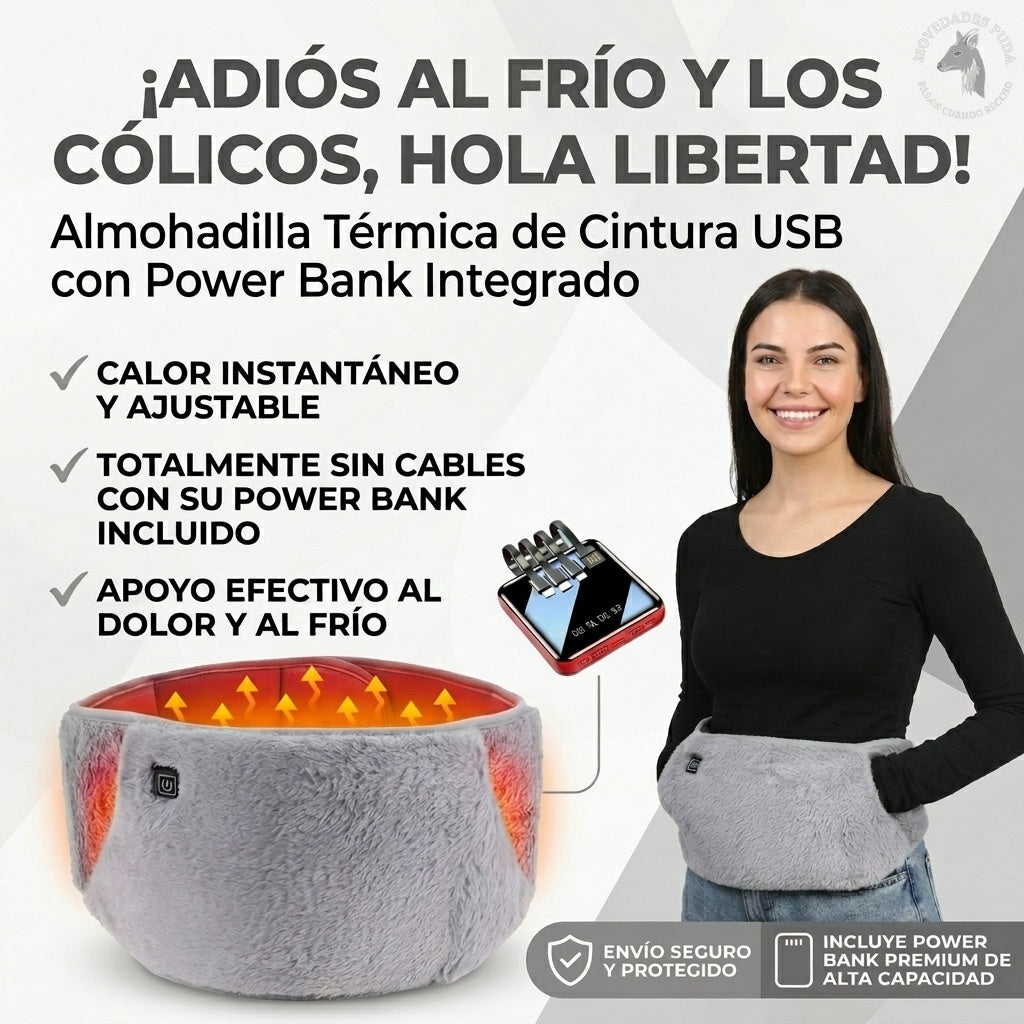 Combo cinturón térmico + mini power bank