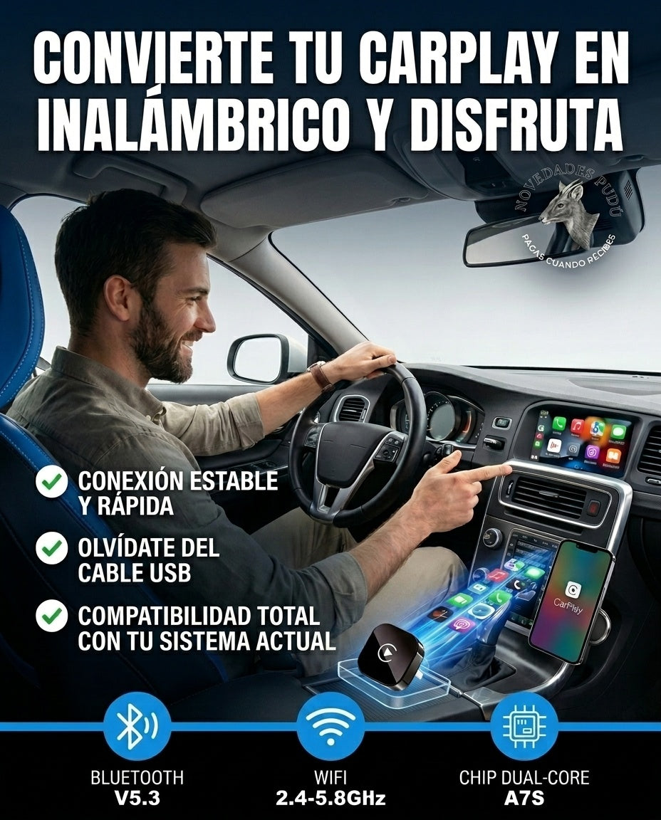 Adaptador Inalámbrico Para Carplay