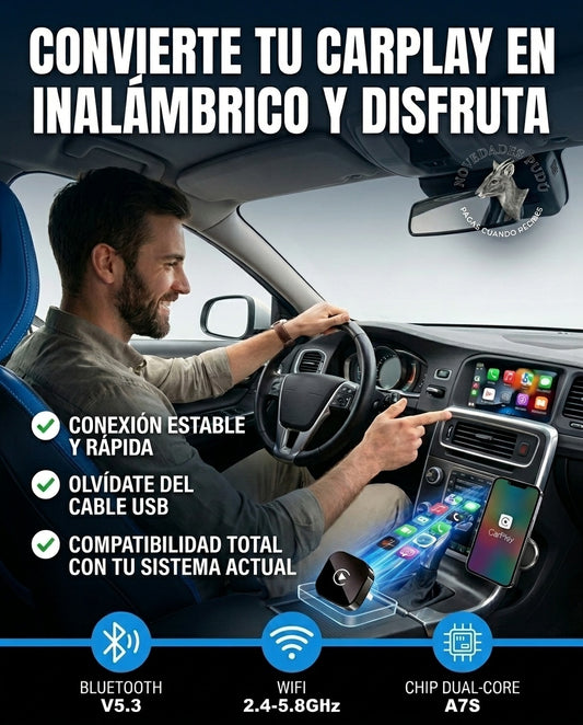 Adaptador Inalámbrico Para Carplay