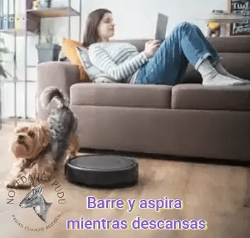 MINI ASPIRADORA ROBOT INTELIGENTE