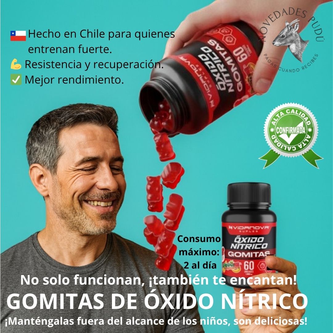 60 GOMITAS OXIDO NITRICO 1000mg