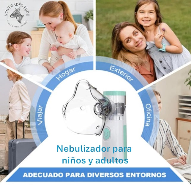Nebulizador Portátil Niños Adultos